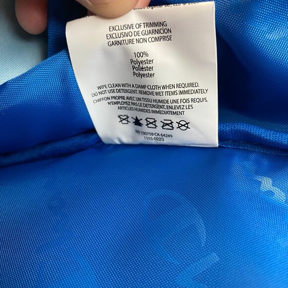 Champion 15” Backpack Blue cript Logos,Laptop Sleeve,Padded Straps,Unisex New - Picture 10 of 16